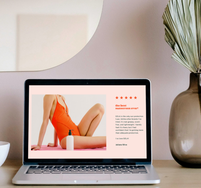 illustration page service - site internet